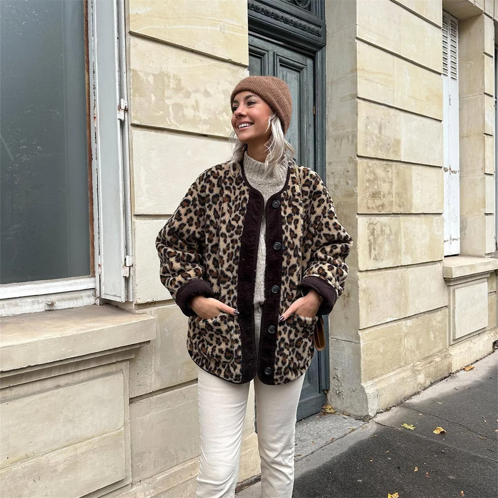 Mia | Leopard Print Jacke für Damen