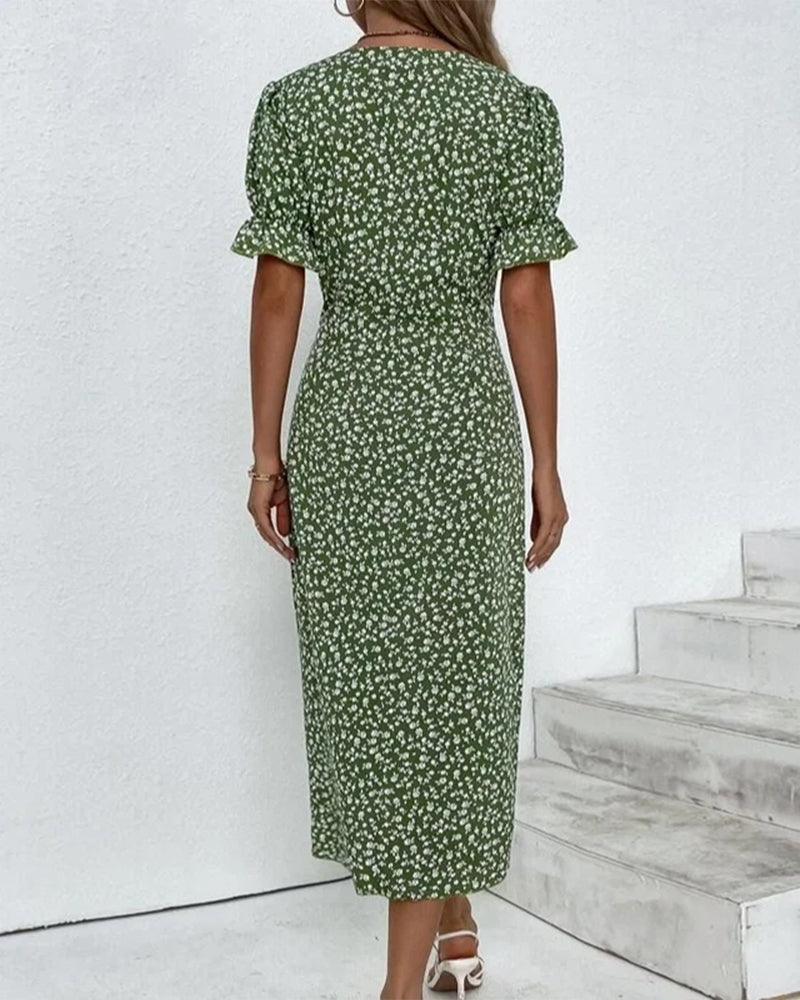 Damen-Knopfkleid - Elegant, bequem und vielseitig