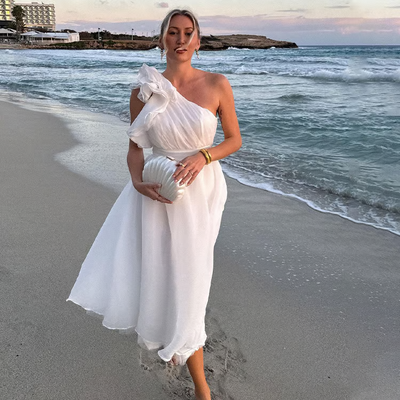 Zheon Sommerkleid – Asymmetrisch. Anmutig. Atemberaubend.