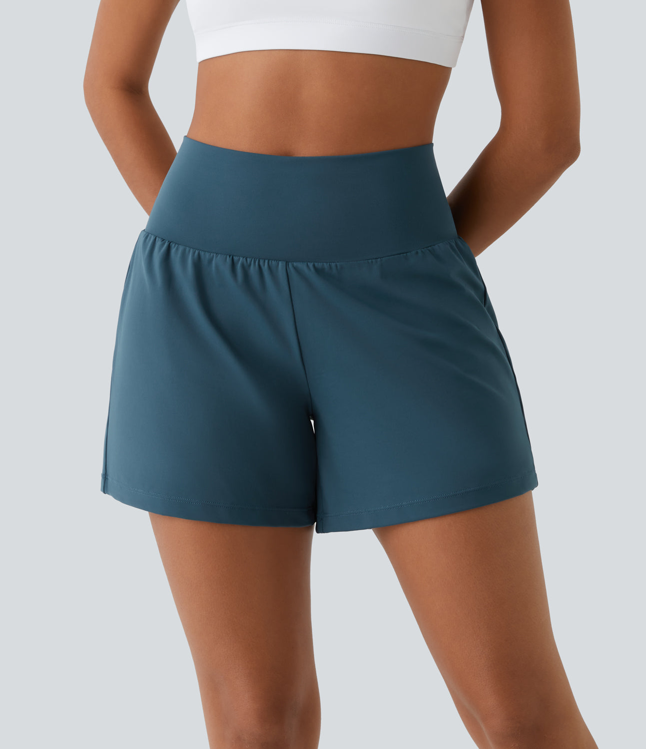 Johanna | Multifunktionale 2-in-1 Yoga-Shorts mit Taschen