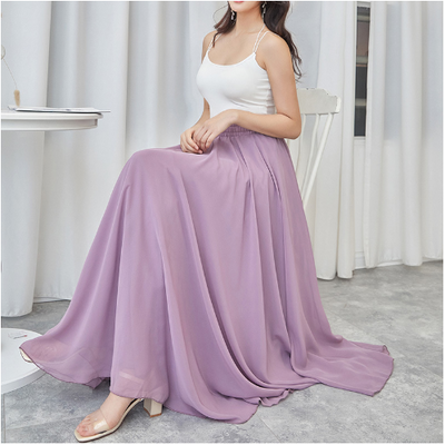 Ingrid - Langer Chiffonrock