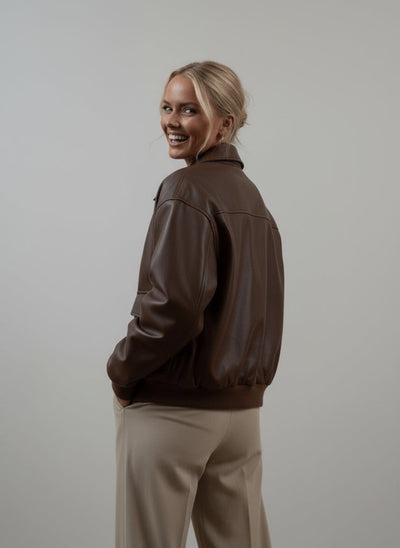 Kayna| Vintage-Jacke aus Altleder