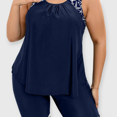 Elsie | Plus Size Tankini Set