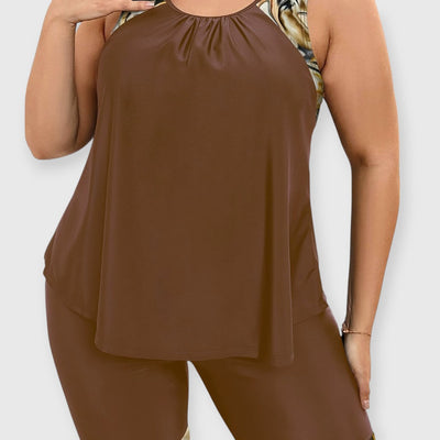 Elsie | Plus Size Tankini Set