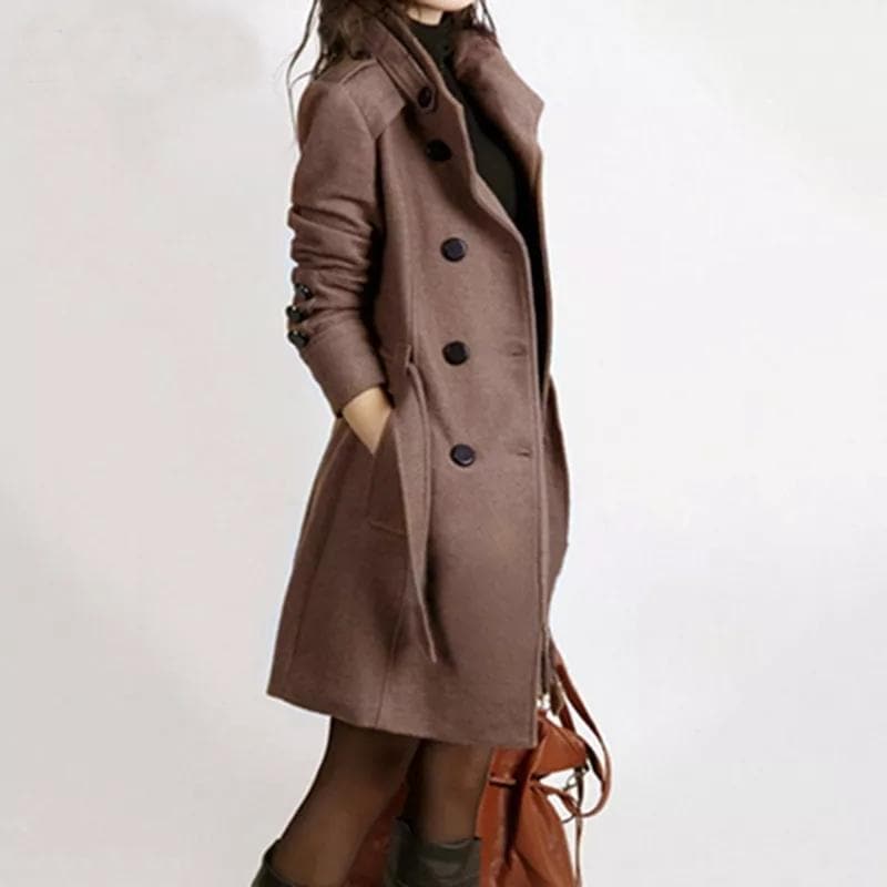 Damen Stilvoll Trenchcoat | Taillengürtel