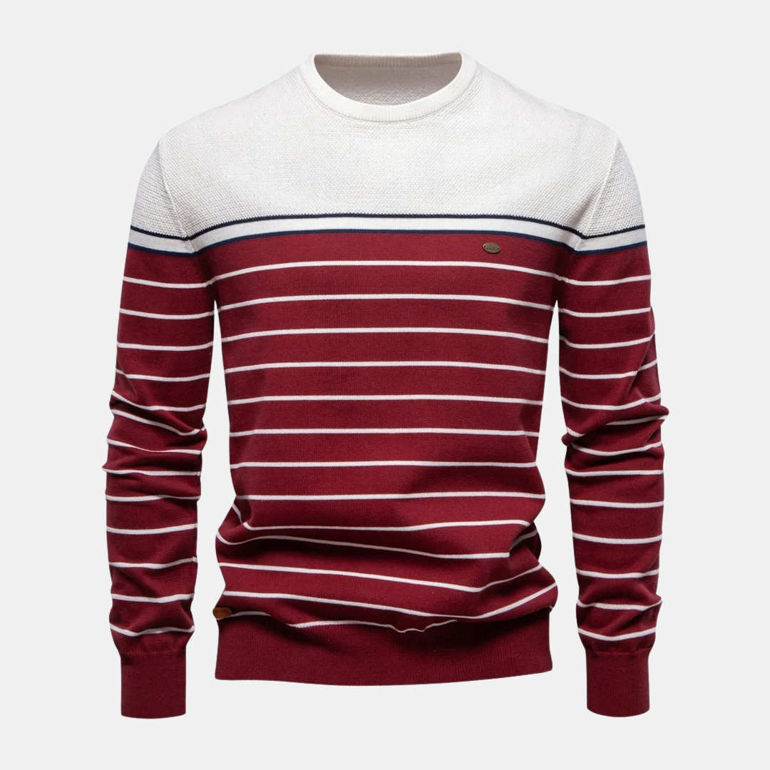 Riviera Freizeitpullover mit Streifen