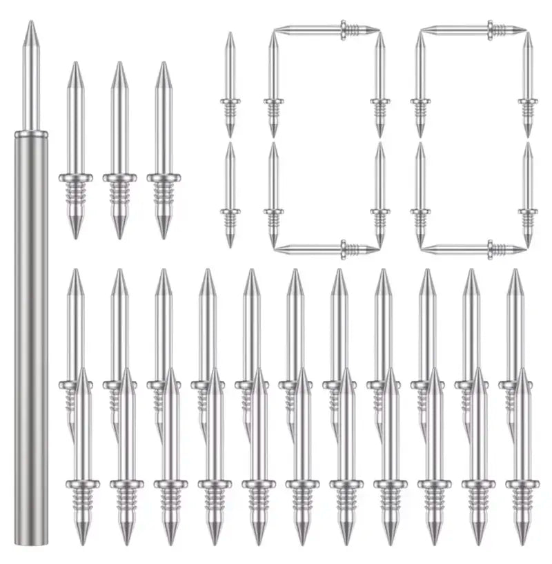 DualFix – Doppelkopf Sockelleiste Mit Gewinde, Nahtloser Nagel