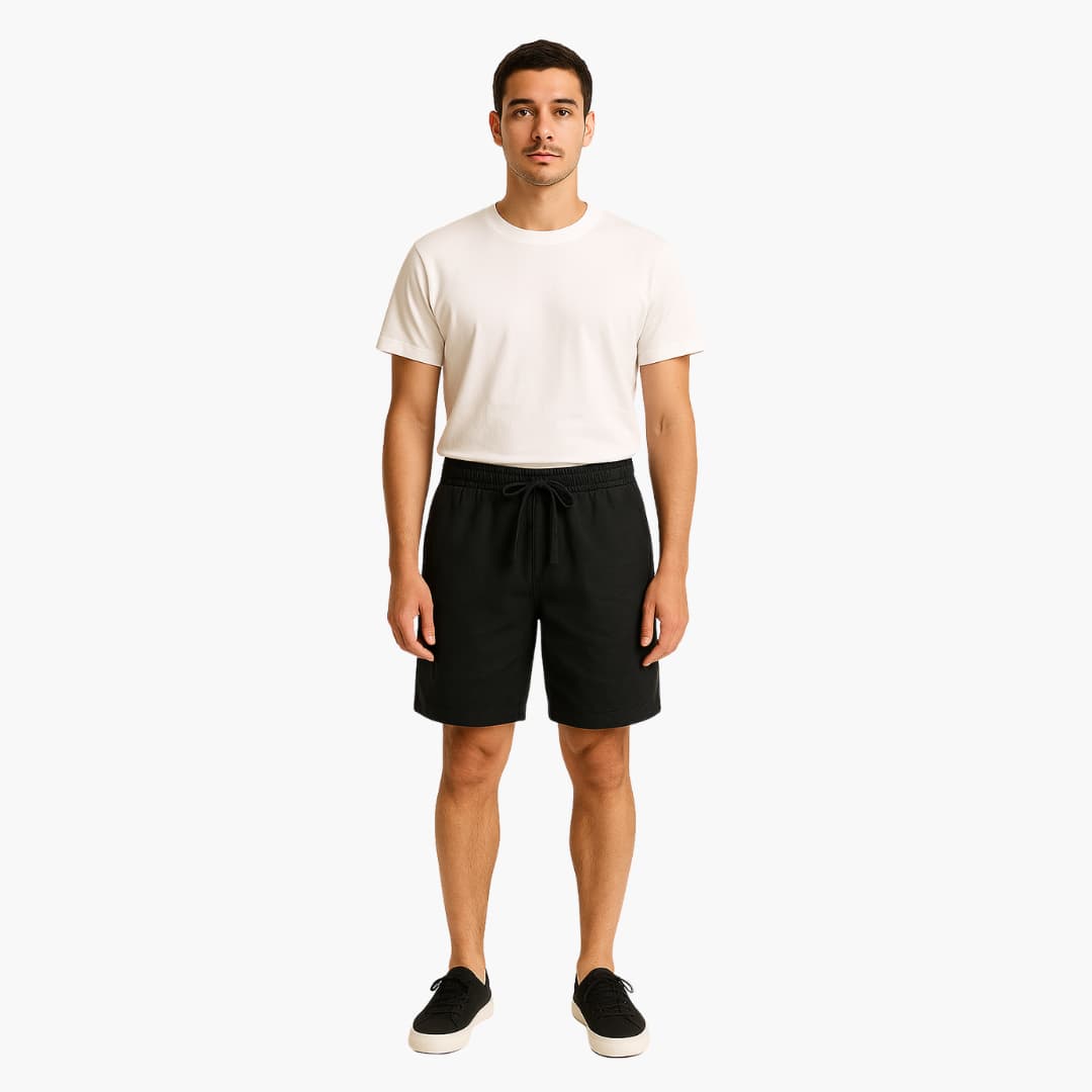 Herren Sommer Shorts mit Kordelzug und Seitentaschen