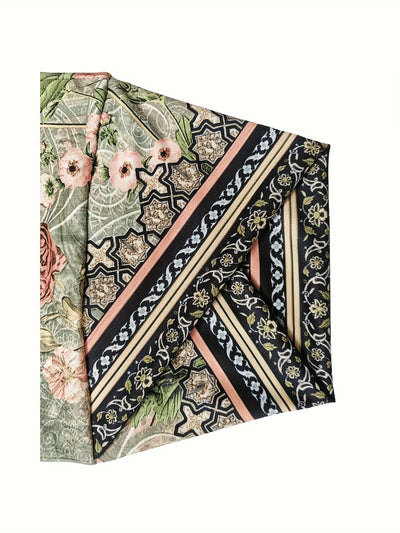 Kayden – Vintage Capri Hose Mit Blumenmuster