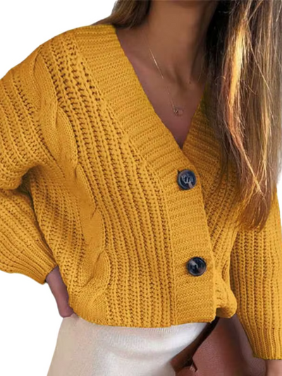 THELMA – DER GROBE STRICKCARDIGAN MIT ZOPFMUSTER & CHARAKTER