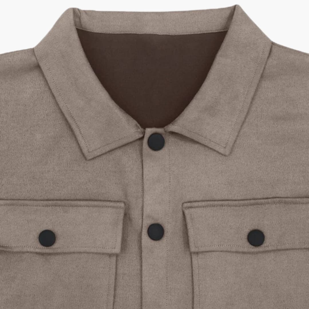 Zweiteiliges Herren Set mit Langarmhemd und Hose