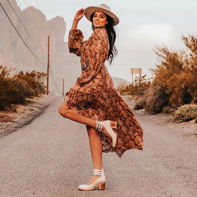 Wooden Walk - Edle High Heels