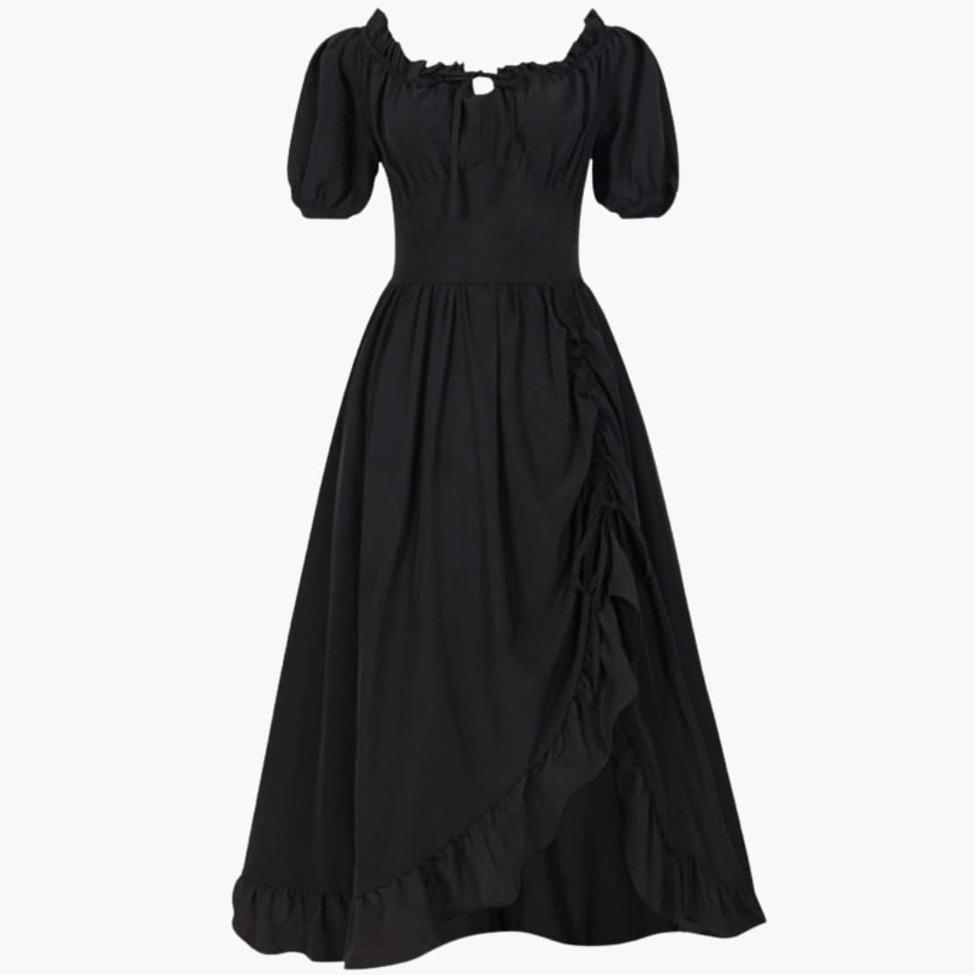 Oktoberfest Dirndl Kleid 2025 mit Rüschen für Damen