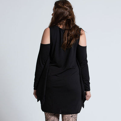 Spinnen Druck Halloween Kostum Kleid | Mini