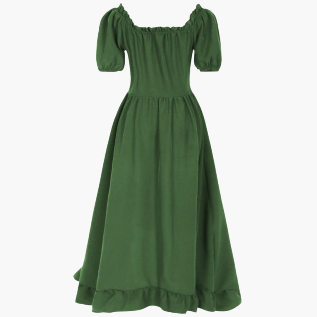 Oktoberfest Dirndl Kleid 2025 mit Rüschen für Damen