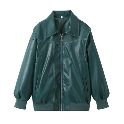 Damen Kunstlederjacke – Zeitlos & Stylisch