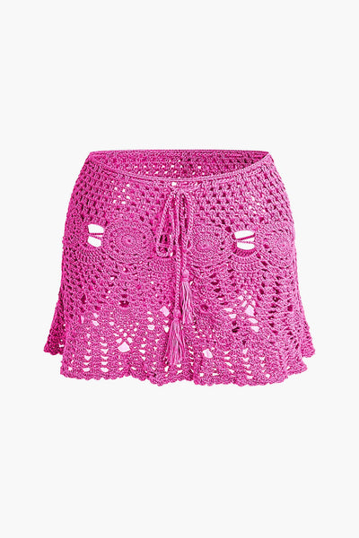 Marina | Häkel-Zweiteiler mit Crop-Top & Minirock