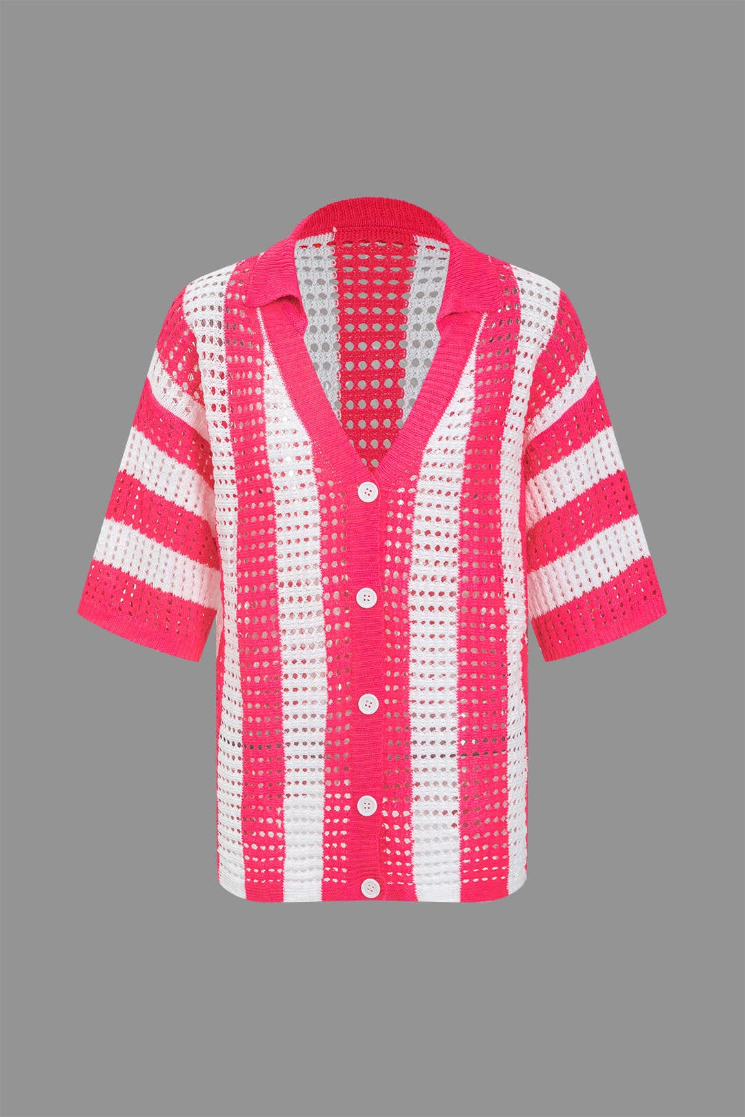 Noemi | Stylisches Häkel-Zweiteiler-Set mit Streifenmuster