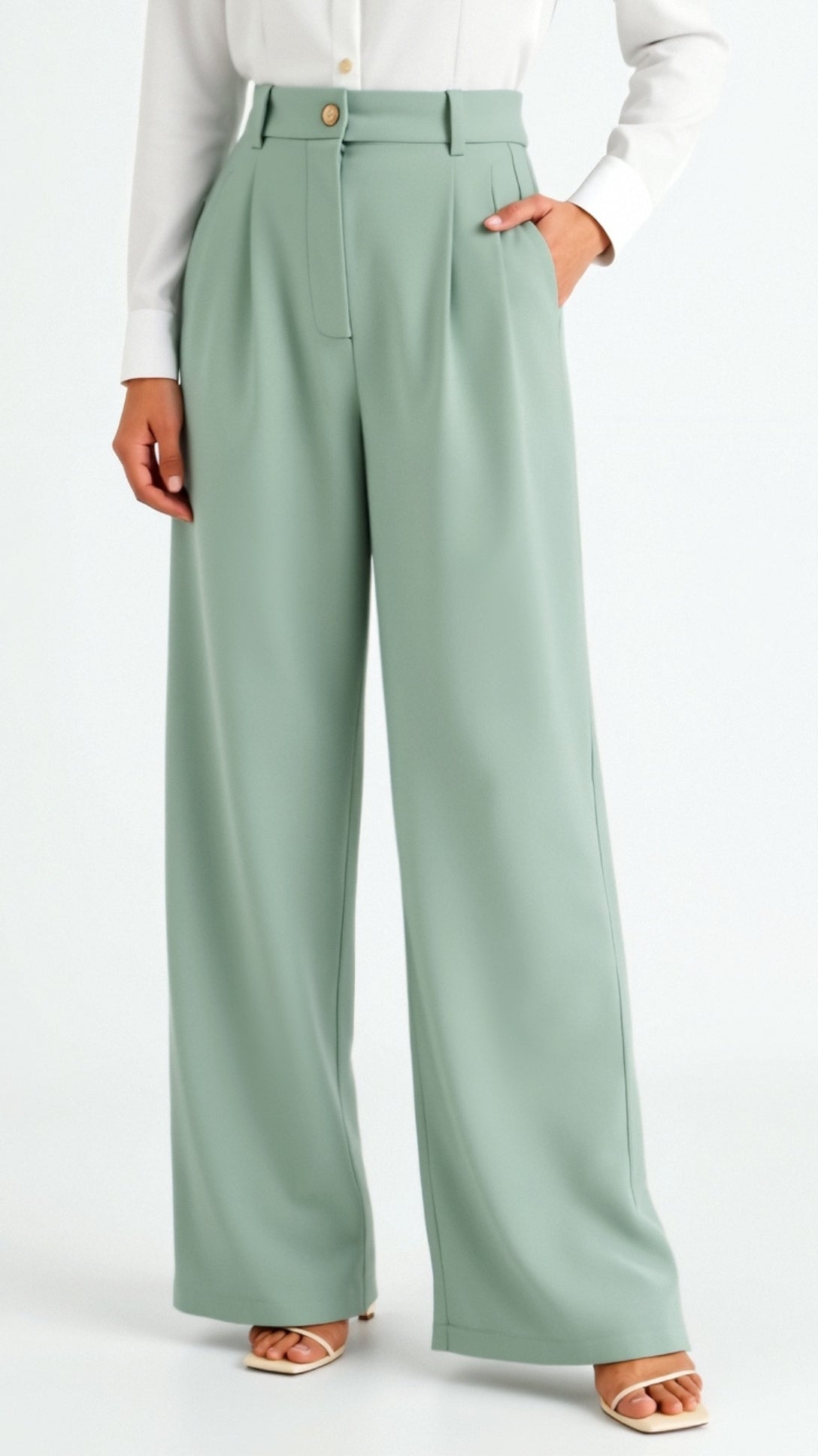 Emma Hose mit weitem Bein