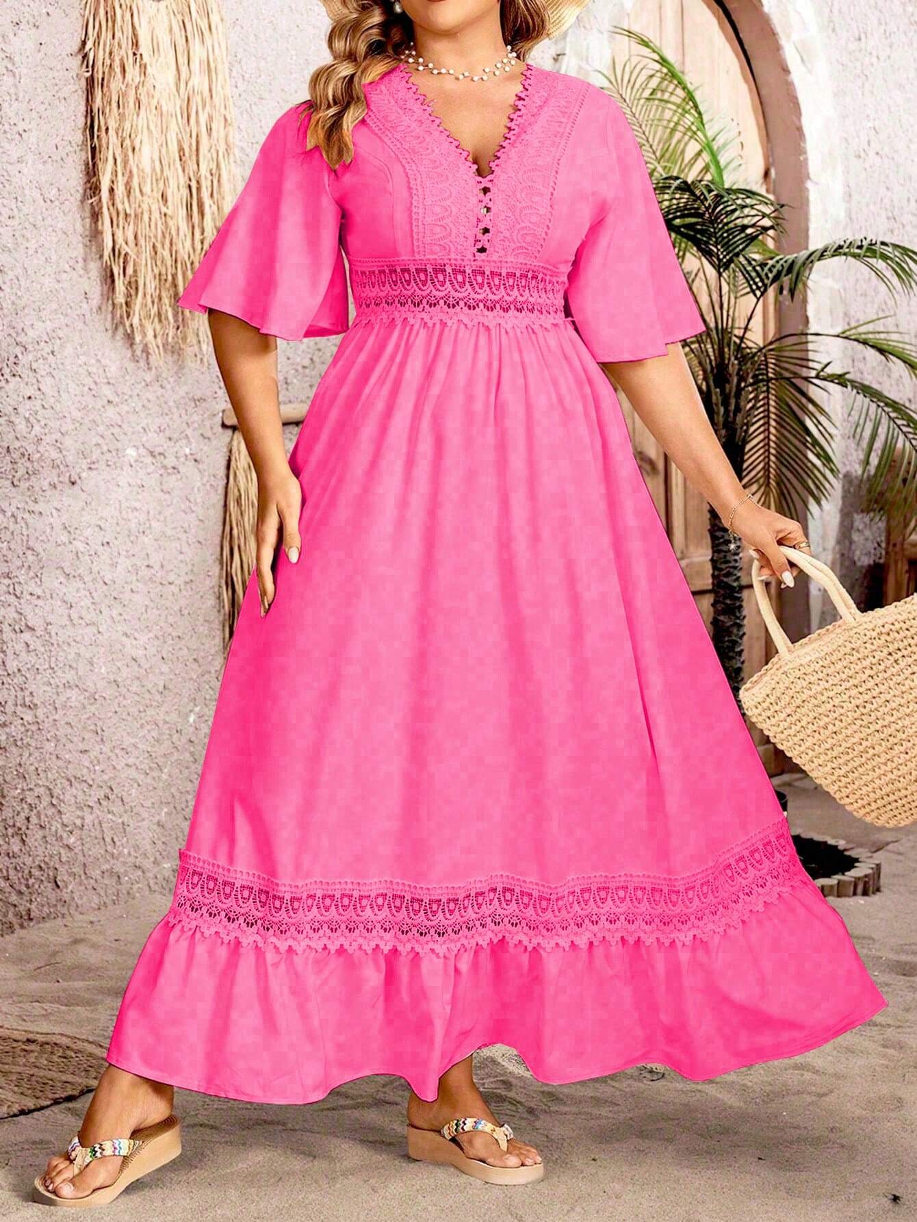 Ruth | A-Linie plus Größe Kleid für Damen