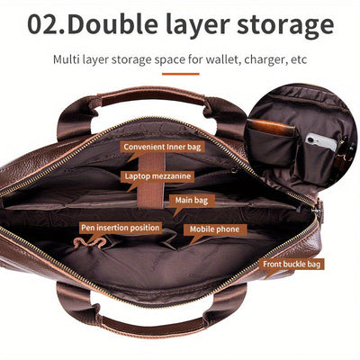 Eberesche | Stylische große Geschäftstasche mit strapazierfähigem Design