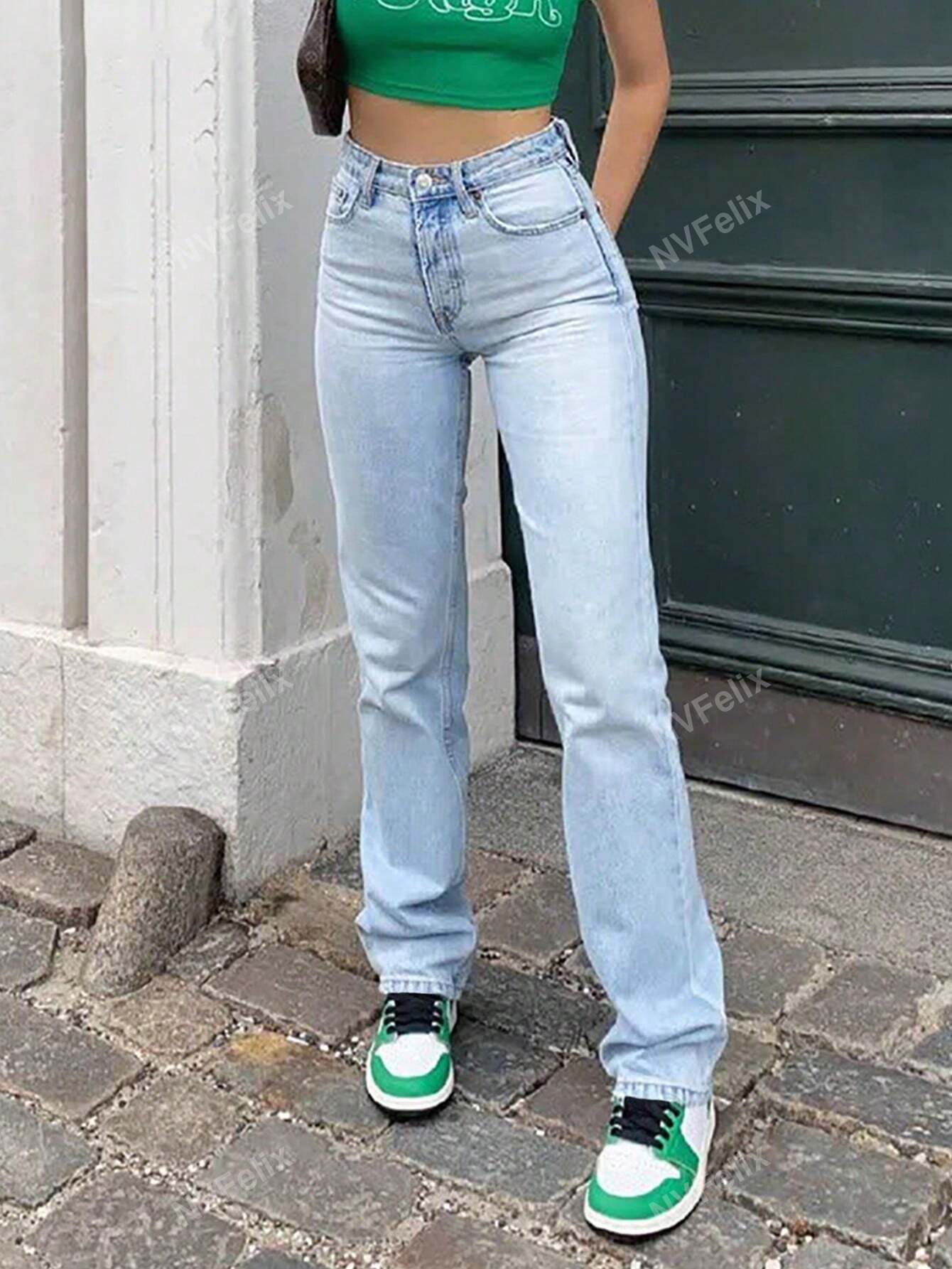High Waist Jeans mit Straight Leg – Zeitlos, Urban & Everyday-Ready