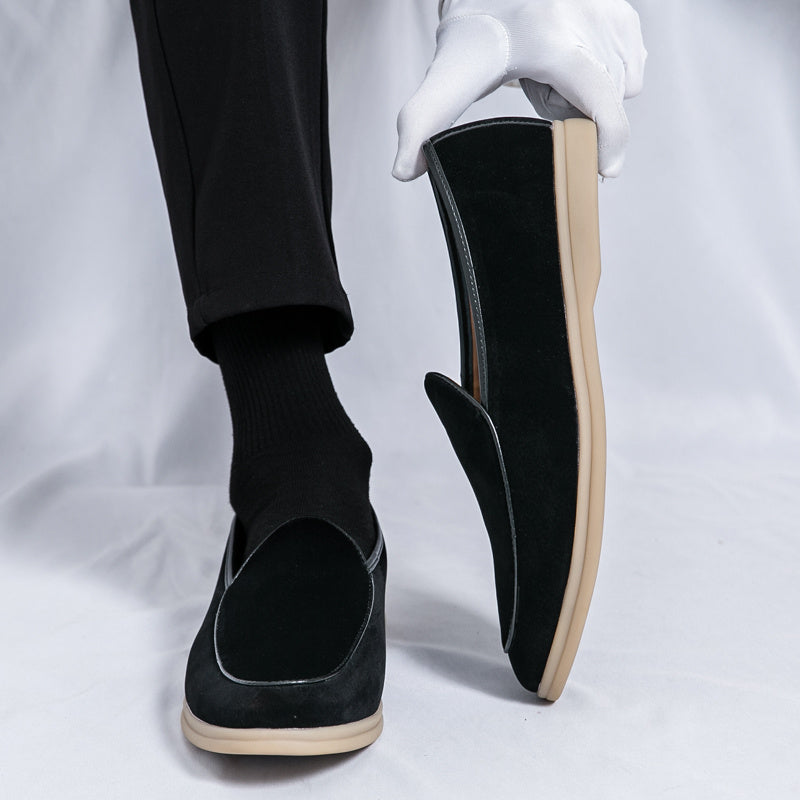 Corwin | Klassische Wildleder Slipper für zeitlosen Komfort und Stil