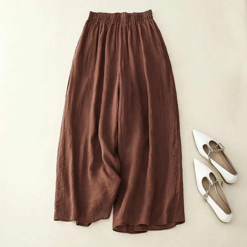 Rose – Elegante Leinen Hose