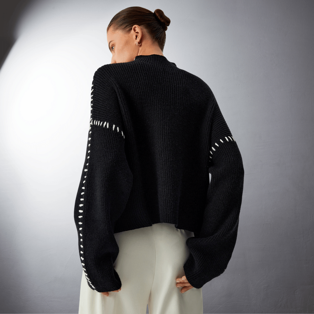 Aria | Hochwertiger Pullover mit Stehkragen und einzigartigem Komfort