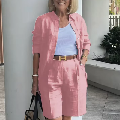 NAÏS – DAS SOMMERSET AUS CARDIGAN & SHORT FÜR STILVOLLE LÄSSIGKEIT