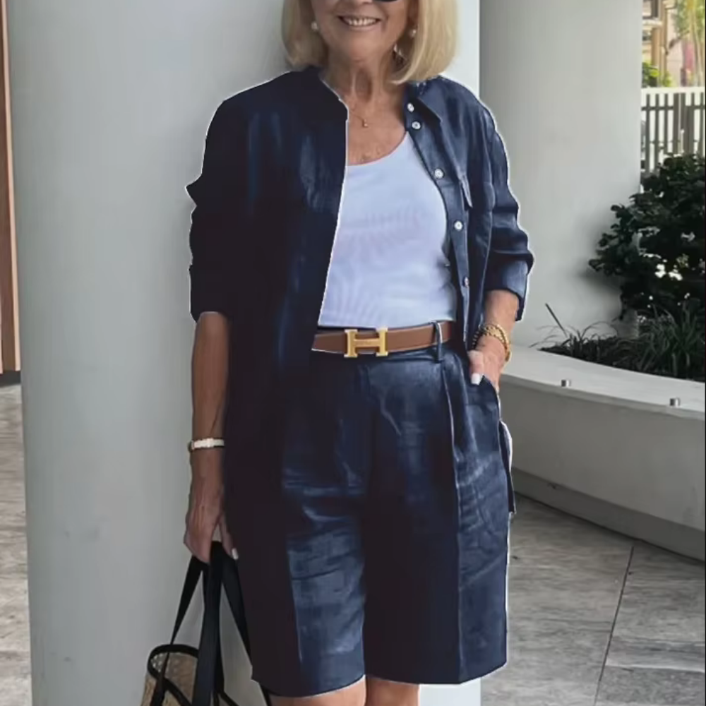 NAÏS – DAS SOMMERSET AUS CARDIGAN & SHORT FÜR STILVOLLE LÄSSIGKEIT