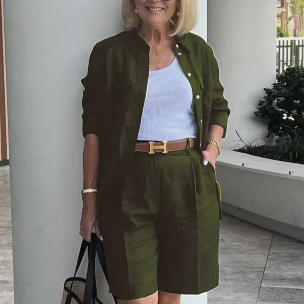 NAÏS – DAS SOMMERSET AUS CARDIGAN & SHORT FÜR STILVOLLE LÄSSIGKEIT