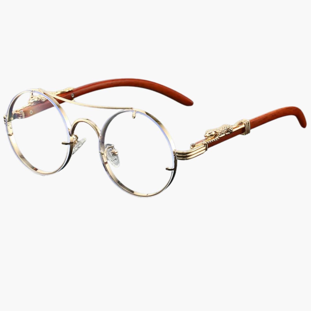 Damen Sonnenbrille mit Rundgläsern und UV-Schutz für alle Jahreszeiten