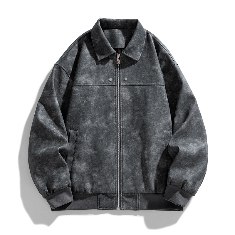 Herren Vintage Wildlederjacke – Klassisch & Zeitlos im Stil