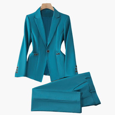 Elegantes Damen Blazer-Ensemble mit Hose - Klassisches Design