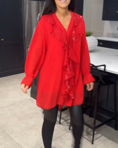 Alicia™ - Elegante Bluse mit Rüschen