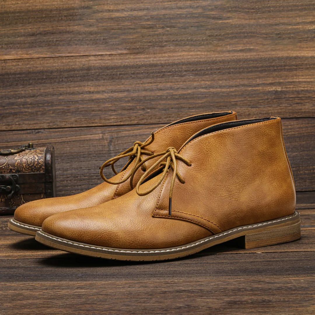Harald | Premium-Leder-Chukka-Stiefel für Komfort und Stil
