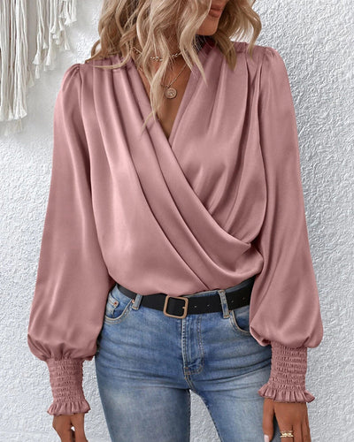 Gracelynn™ l Elegante Effen Blouse