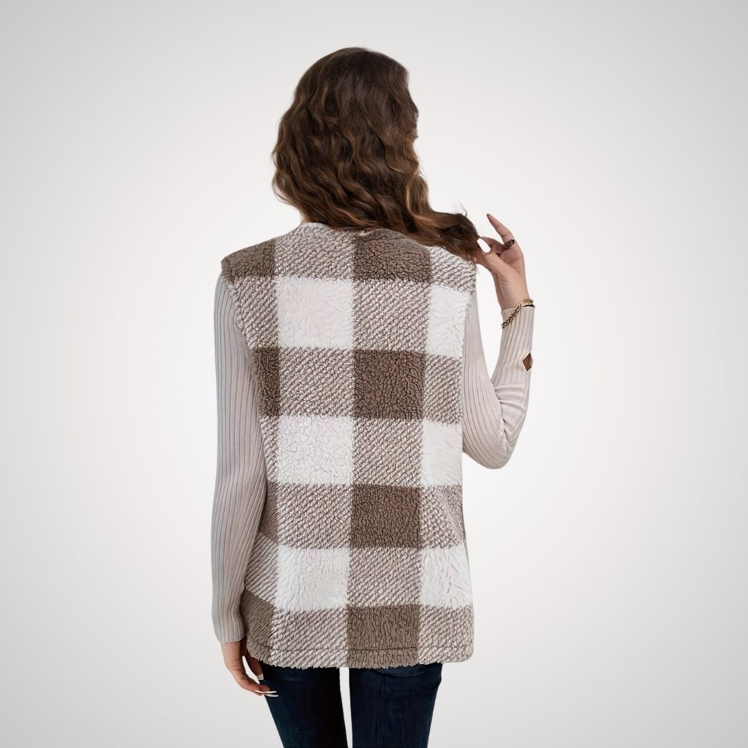 Julia | Ärmellose Strickjacke