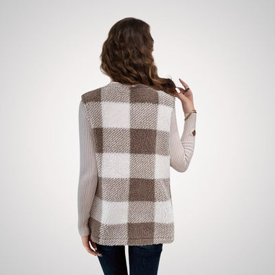 Julia | Ärmellose Strickjacke