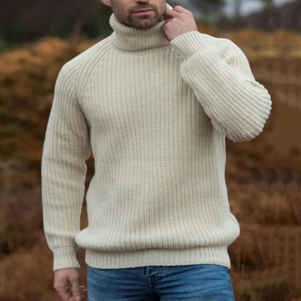 Roger- Beiger Strickpullover für Herren