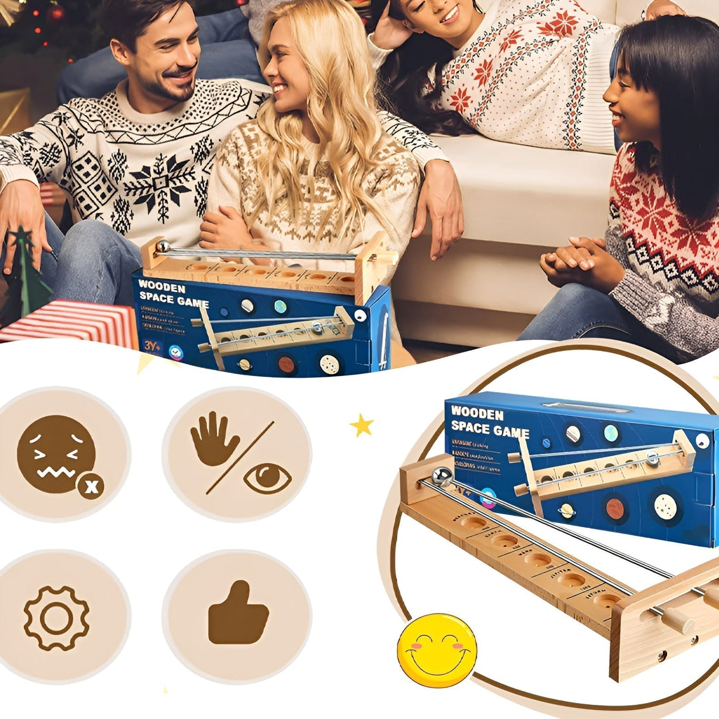 BalanceFun™ - Handgemachtes Spiel für nervenaufreibenden Spaß