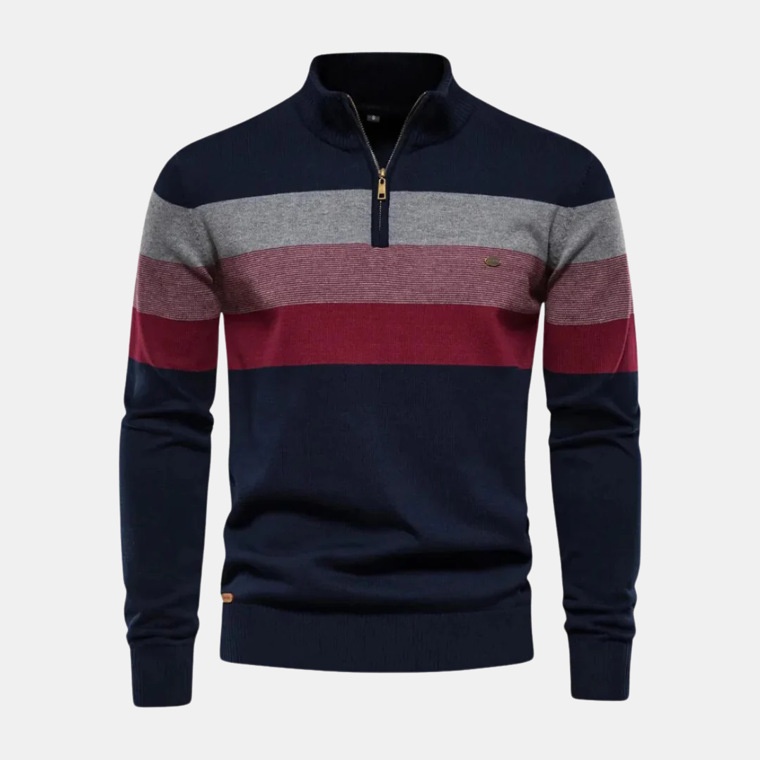Lorenzo Eleganter Streifenpullover
