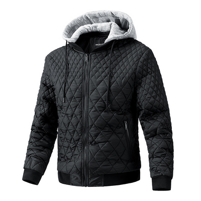 Steppjacke mit Kapuze für Herren