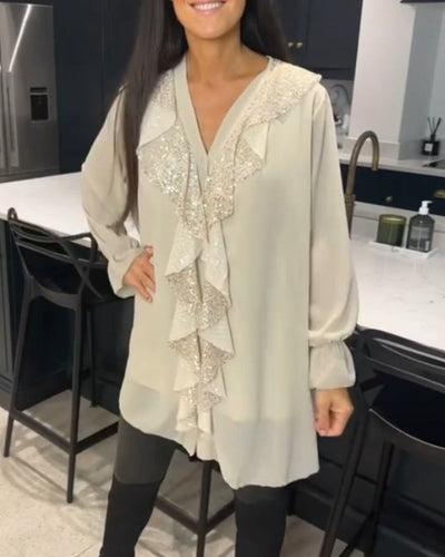 Alicia™ - Elegante Bluse mit Rüschen