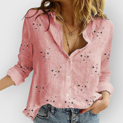 Nicoletta | Bluse mit Sternen-Details