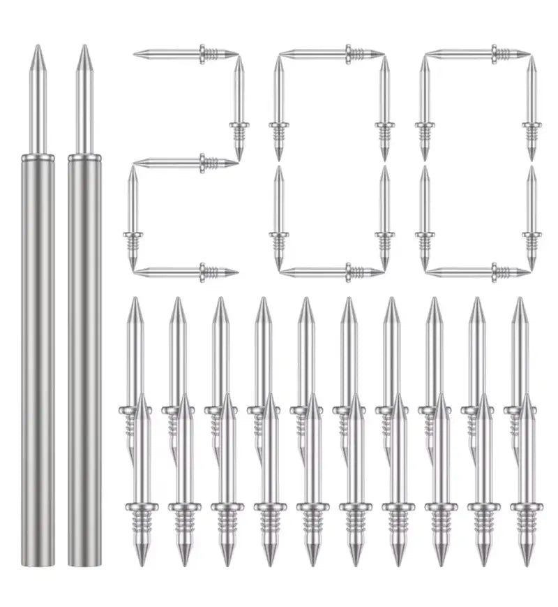 DualFix – Doppelkopf Sockelleiste Mit Gewinde, Nahtloser Nagel