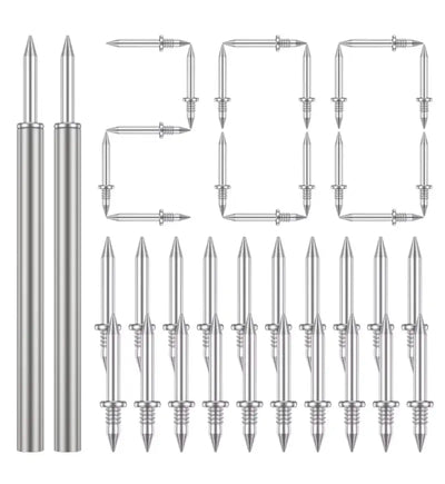 DualFix – Doppelkopf Sockelleiste Mit Gewinde, Nahtloser Nagel
