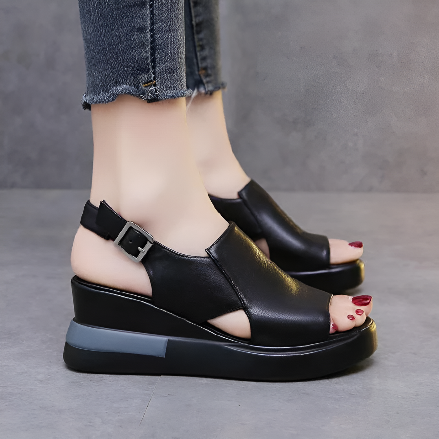 Barbara | Stylishe Plattform-Sandalen für Damen