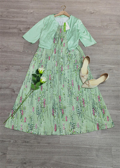 Almuth - Zweiteiliges Midikleid mit Blumendruck